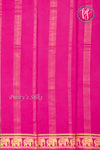 Pure Mysore Crepe Silk Saree-Contrast-Pistagreen And Pink-PA19804