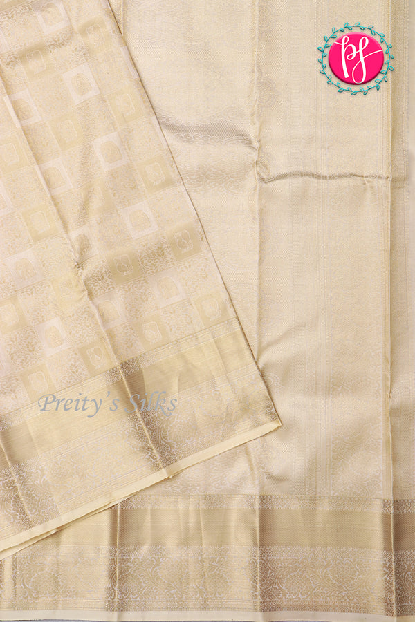 Pure Brocade Kanchipuram Silk Saree-PA24536