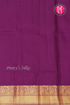 Pure Kanchipuram Silk Saree-Ligth Green With Wine-PF81285
