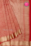 Pure Designer Crepe Silk Saree-Red-PA20203