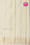 Pure Brocade Kanchipuram Silk Saree-Purple With Cream-PF83476