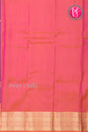 Half Pure Kanchipuram Silk Saree-Royal Violet And Sunset Orange-PA24684