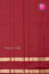 Pure Kanchipuram Silk Saree-Dusty Copper And Maroon-PA20377