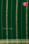 Pure Mysore Crepe Silk Saree-Bottlegreen- PA35304