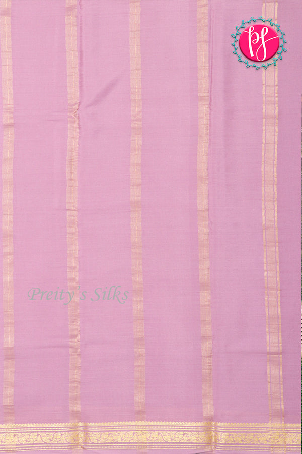 Pure Mysore Crepe Silk Saree-Imperial Purple And Mauve- PA28638
