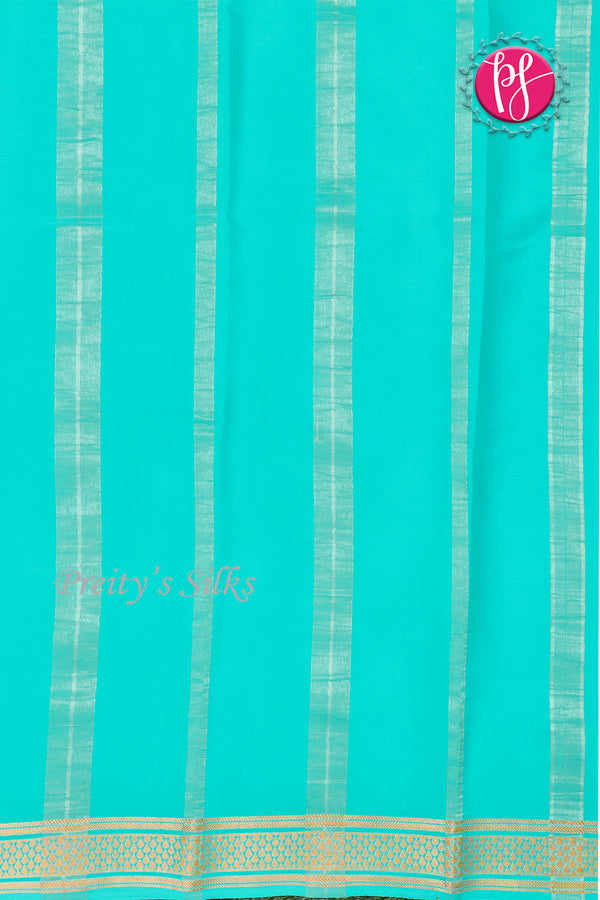 Pure Mysore Crepe Silk Saree -PF79646