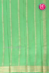 Pure Mysore Crepe Silk Saree -Pistagreen-PA031435