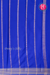 Pure Mysore Crepe Silk Saree -Royalblue-PA03145