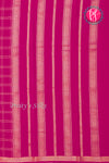 Pure Mysore Crepe Silk Saree-Doublechecks-Pink-PA20527