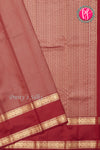 Pure Kanchipuram Silk Saree-Dusty Copper And Maroon-PA20377