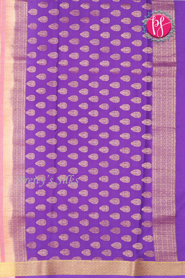 Pure Mysore Crepe Silk Saree -PF77442