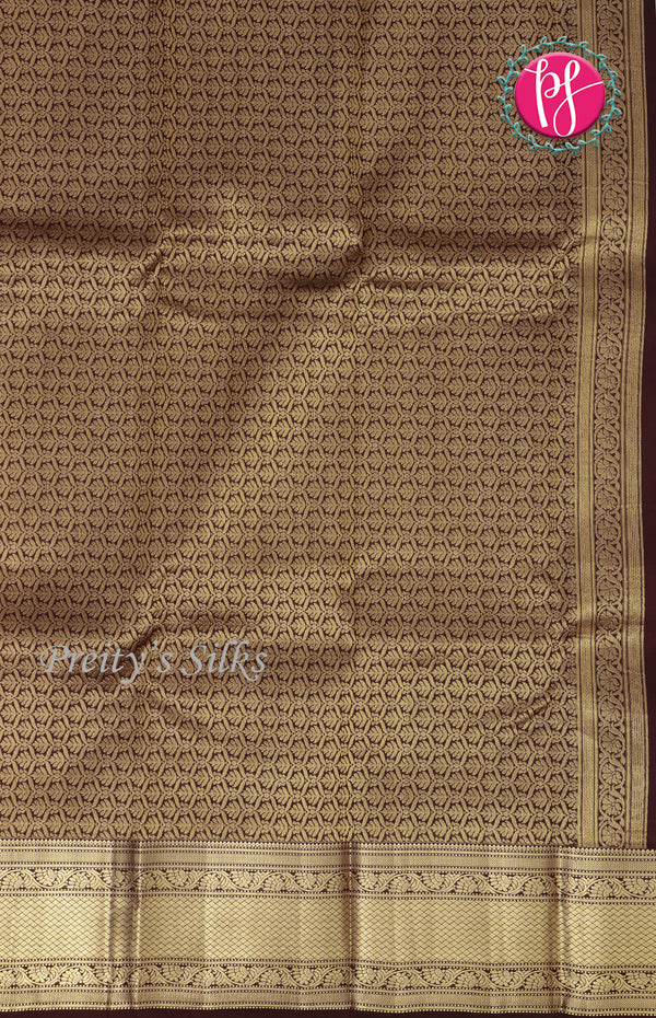 Half Pure Kanchipuram Silk Saree-PF59082