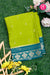 Pure Mysore Crepe Silk Saree-Olivegreen And Tealblue-PeacockBorder-PA26542