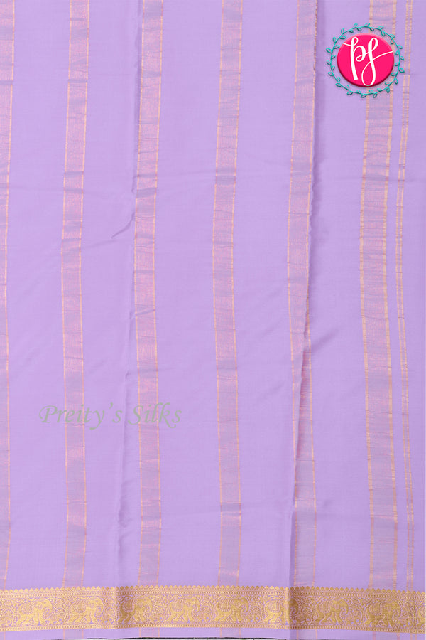 Pure Mysore Crepe Silk Saree-LightLavender-PA19804