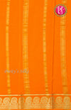 Pure Mysore Crepe Silk Saree With Contrast Mango Border-PF38139