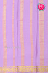 Pure Mysore Crepe Silk Saree-Gandaberunda Border-Mauve-PA20598