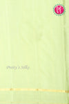 Pure Mysore Crepe Silk Saree-Pastelgreen-PA19482