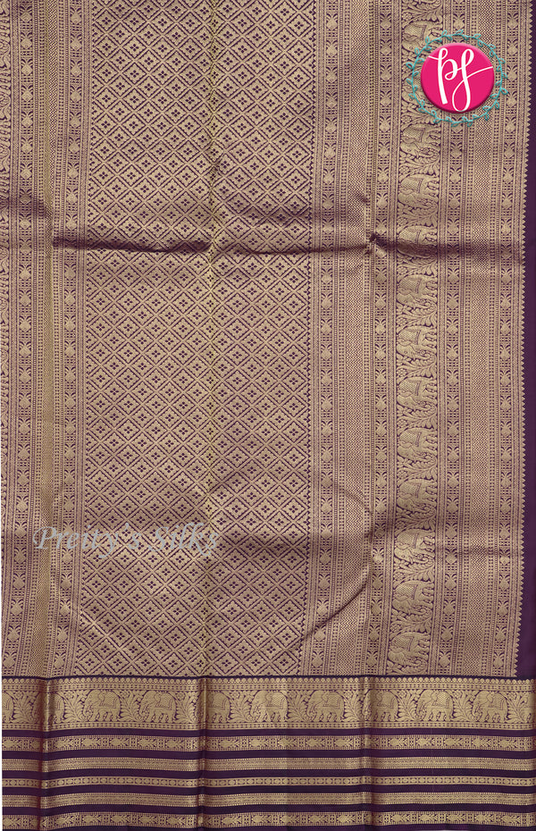 Pure Kanchipuram Silk Saree-PF47955
