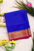 Pure Mysore Crepe Silk Saree-Roalblue And Pink- PA22389