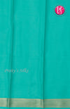 Pure Mysore Crepe Silk saree-Navyblue And Lightblue-PF45498