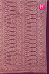 Pure Banarasi Crepe Silk Saree-Deepwine-PA22100