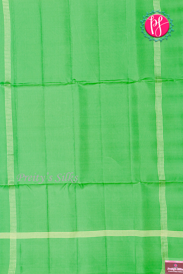 Kanchipuram Soft Silk Saree-Royalblue And Parrotgreen-PA35021