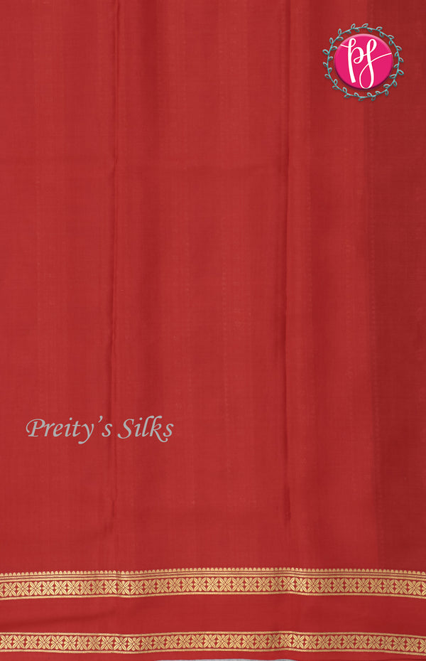 Pure Mysore Crepe Silk saree-GreenAnd pink-PF60726
