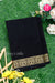 Pure Mysore Crepe Silk Saree-Gandaberunda Self-Black-PA29132
