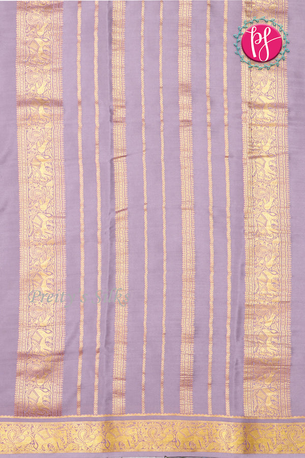 Pure Mysore Crepe Silk Saree-PF77430