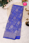 Pure Brocade Designer Crepe Silk Saree-Royalblue-PA35819