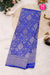 Pure Brocade Designer Crepe Silk Saree-Royalblue-PA35819