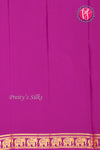Pure Mysore Crepe Silk Saree-Contrast-Mauve And Purple-PA19804