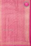 PURE KADDI BANARASI GEORGETTE SILK SAREE-Pink-PA23860