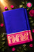 Pure Mysore Crepe Silk Saree -Royalblue And Pink-PA47159