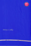 Pure Mysore Crepe Silk Saree-Royalblue-PA19482