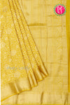 PURE KADDI BANARASI GEORGETTE SILK SAREE-Mehandigreen-PA23868