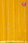 Pure Mysore Crepe Silk Saree -Mustardyellow-PA03056