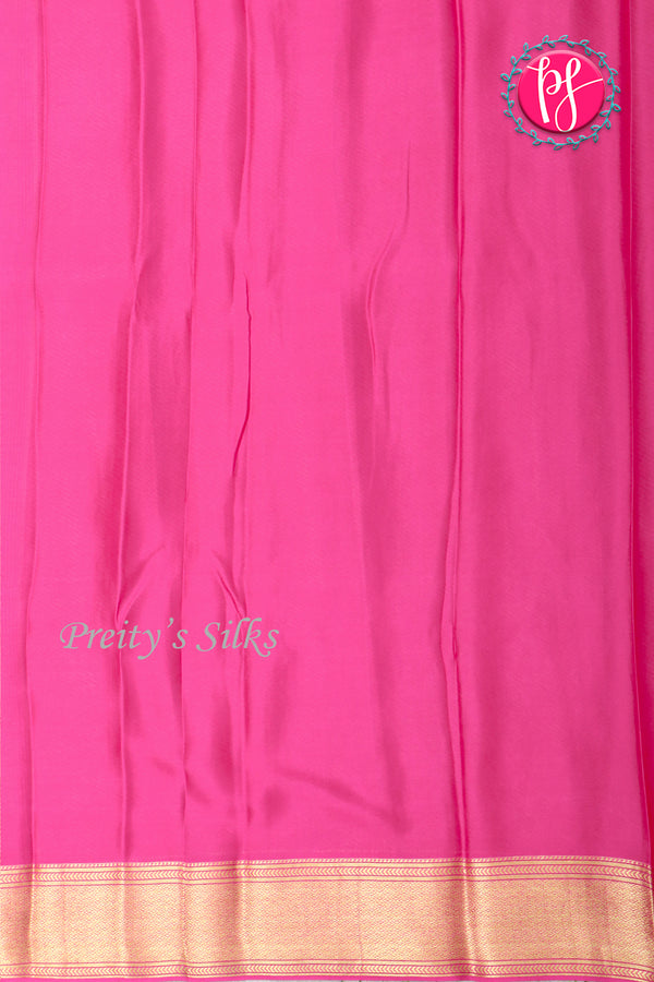 Pure Designer Crepe Silk Saree-Pastelpink-PA20203