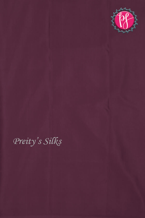 Pure Mysore Crepe Silk Saree Borderless -PA09550