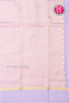 Pure Mysore Crepe Silk Saree Contrast PlainBorder -Purple And Lavender-PA10788
