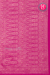 Pure Banarasi crepe silk Saree-RaniPink-PA22100