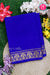 Pure Mysore Crepe Silk Saree-Gandaberunda Border-Royalblue-PA26362