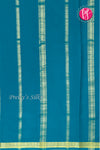 Pure Mysore Crepe Silk Saree -Teal Blue-PA11134