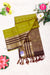 Kanchipuram Soft Silk Saree-Metallicgreen And Deepbrown-PA27210