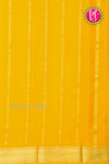 Pure Mysore Crepe Silk Saree-Yellow-PF84310