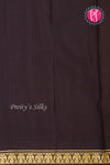 Pure Mysore Crepe Silk Saree-Gandaberunda-Yellow And Black-PA19895