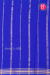 Pure Mysore Crepe Silk Saree-Royalblue-PA19538