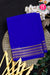 Pure Mysore Crepe Silk Saree-Royalblue- PA33665