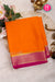 Pure Mysore Crepe Silk Saree-Orange And Pink-PA22316