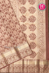 Pure Kanchipuram Silk Saree-Reddish-Brown-PA04485